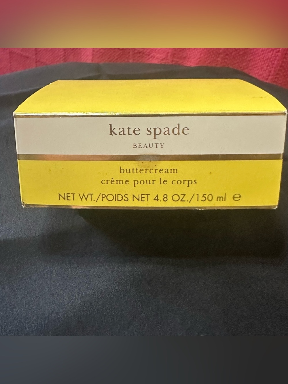kate spade Beauty Buttercream crème pour le corps- 4.8 oz